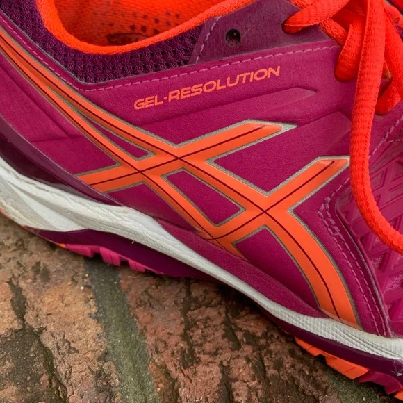 ASICS Women’s  Athletic Shoes Gel Resolution Dynamic Cushioning Sz 10 Training - Picture 3 of 12